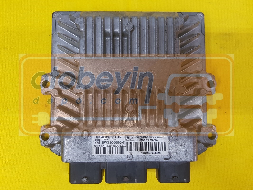 Citroen C3 Motor Beyni 5WS40068C-T SW9652888580 SID 804